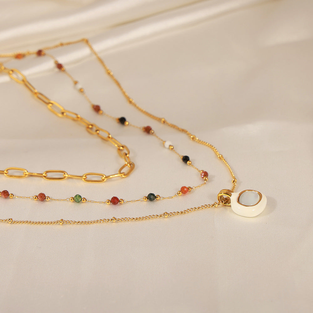 Elegant Layers  Multi-Strand Necklace