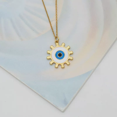 Ivy Evil Eye Pendant