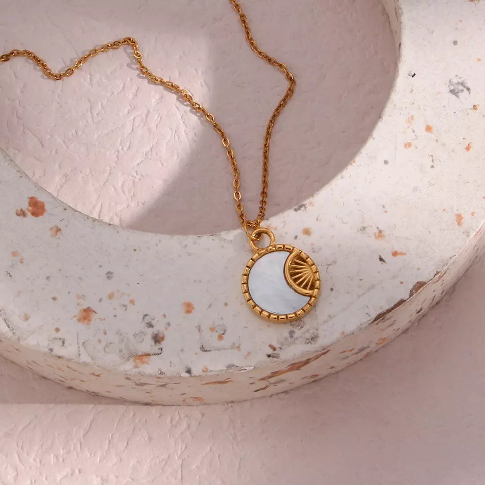 Shell Moon Pendant