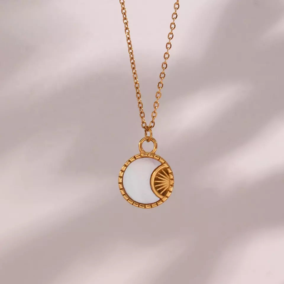 Shell Moon Pendant