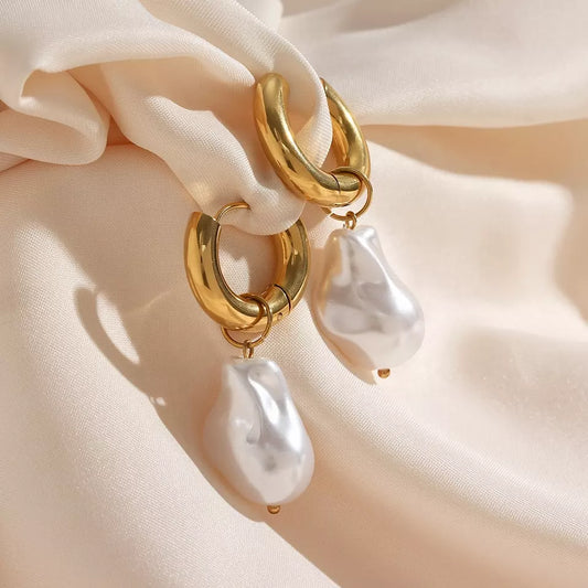 Pearl Hoops